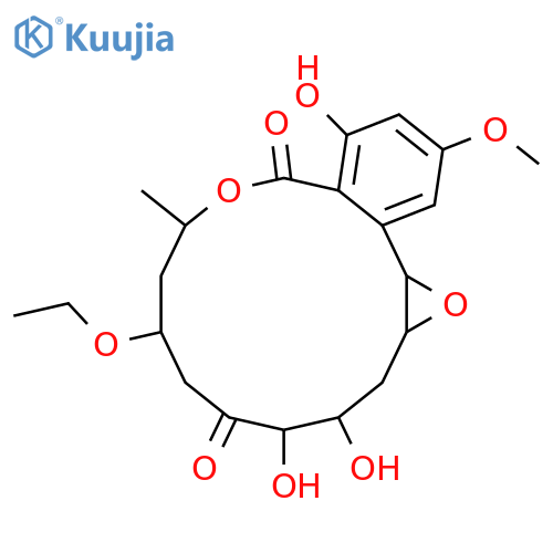 7-Oxozeaenol; 5,6-Dihydro, 5S-ethoxy, 11R,12R-epoxide structure