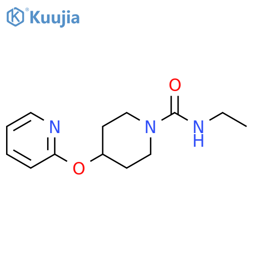 N-ethyl-4-(pyridin-2-yloxy)piperidine-1-carboxamide structure