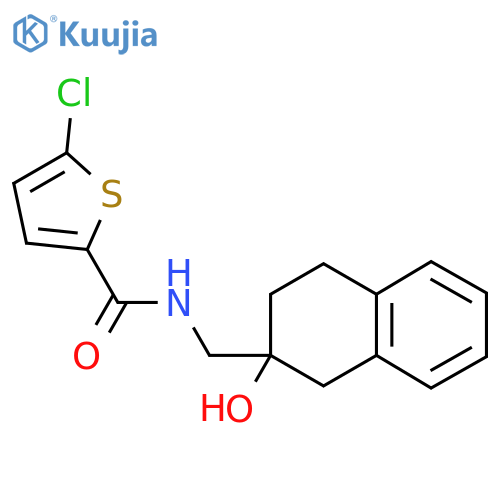 5-chloro-N-(2-hydroxy-1,2,3,4-tetrahydronaphthalen-2-yl)methylthiophene-2-carboxamide structure
