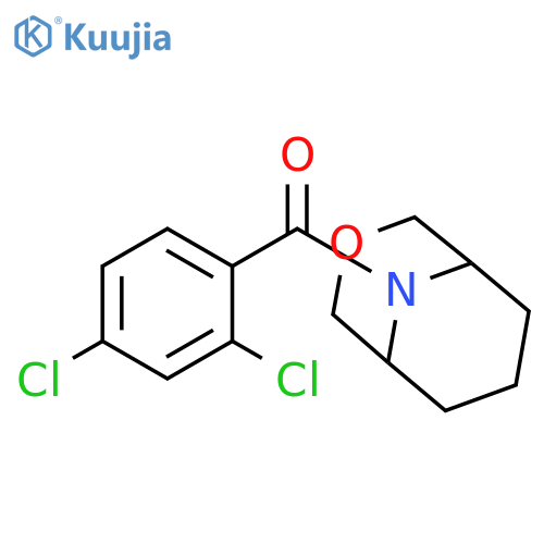 9-(2,4-dichlorobenzoyl)-3-oxa-9-azabicyclo[3.3.1]nonane structure