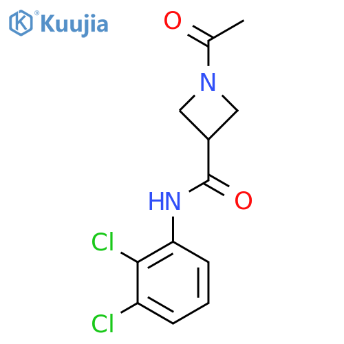 1-acetyl-N-(2,3-dichlorophenyl)azetidine-3-carboxamide structure