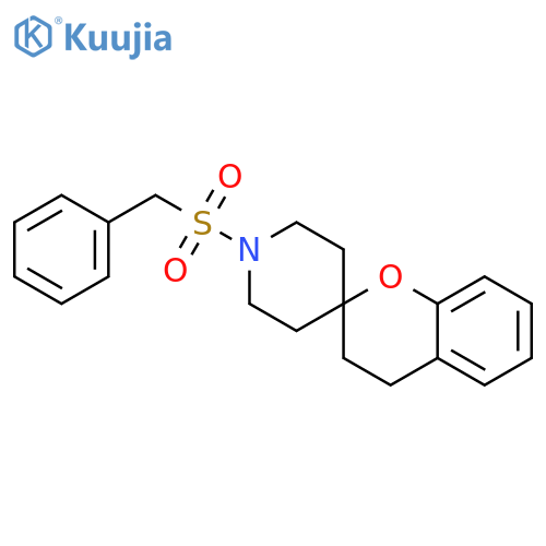 1'-phenylmethanesulfonyl-3,4-dihydrospiro[1-benzopyran-2,4'-piperidine] structure