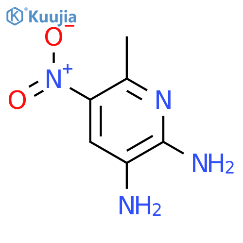 6-Methyl-5-nitropyridine-2,3-diamine structure