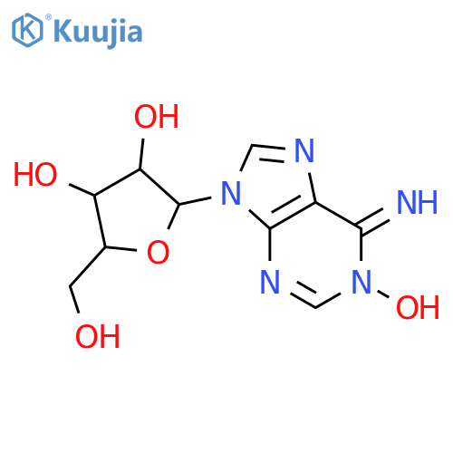 9H-Purin-6-amine, 9-b-D-xylofuranosyl-, 1-oxide structure
