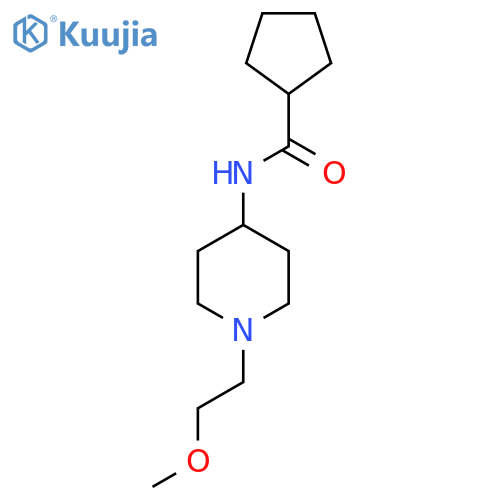 N-[1-(2-Methoxyethyl)piperidin-4-YL]cyclopentanecarboxamide structure