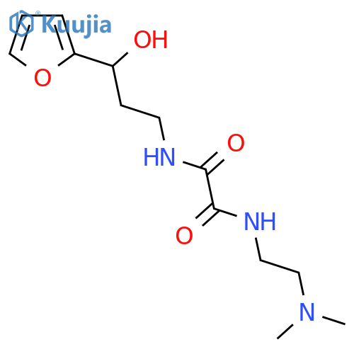 N-2-(dimethylamino)ethyl-N'-3-(furan-2-yl)-3-hydroxypropylethanediamide structure