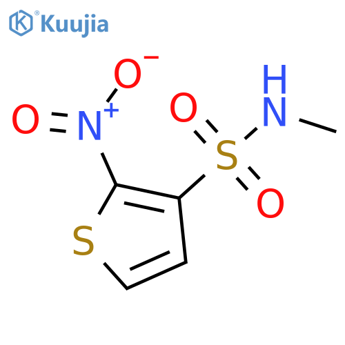 N-methyl-2-nitrothiophene-3-sulfonamide structure