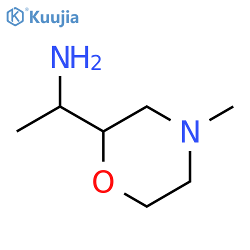 1-(4-methylmorpholin-2-yl)ethan-1-amine structure