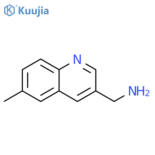 (6-methylquinolin-3-yl)methanamine structure
