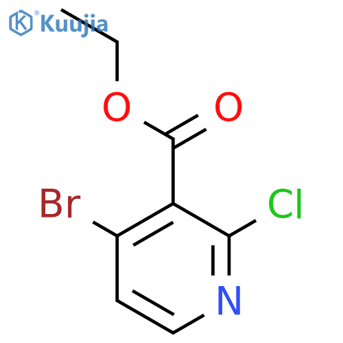 Ethyl 4-bromo-2-chloronicotinate structure