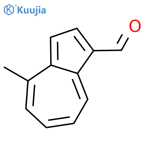 1-formyl-4-methylazulene structure