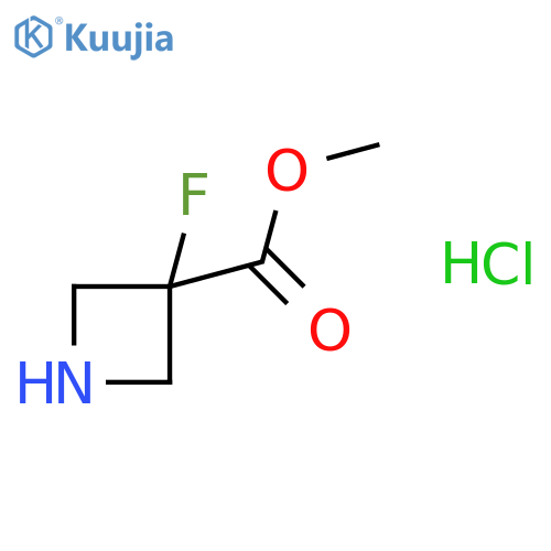 Methyl 3-fluoroazetidine-3-carboxylate hydrochloride structure