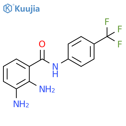 2,3-Diamino-n-(4-(trifluoromethyl)phenyl)benzamide structure