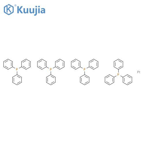 Tetrakis(triphenylphosphine)platinum structure
