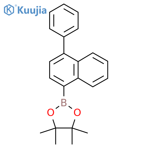 4,4,5,5-Tetramethyl-2-(1-phenylnaphthalen-4-yl)-1,3,2-dioxaborolane structure