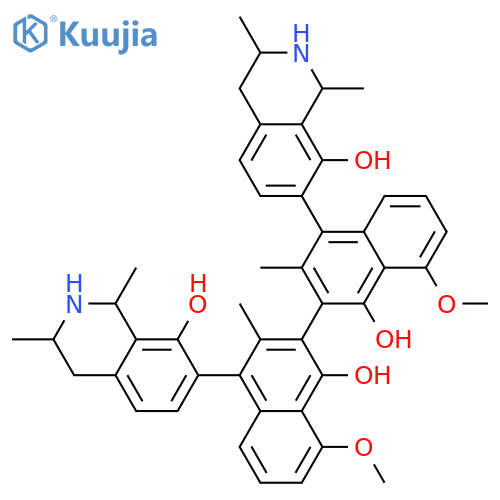 Shuangancistrotectorine A; 1'',1''',3'',3'''-Tetraepimer, 6'',6'''-didemethoxy, 8'',8'''-di-O-de-Me structure
