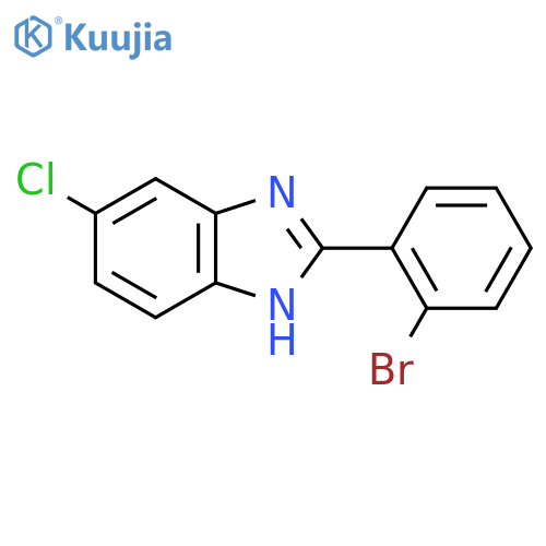 2-(2-Bromophenyl)-5-chloro-1H-benzoimidazole structure