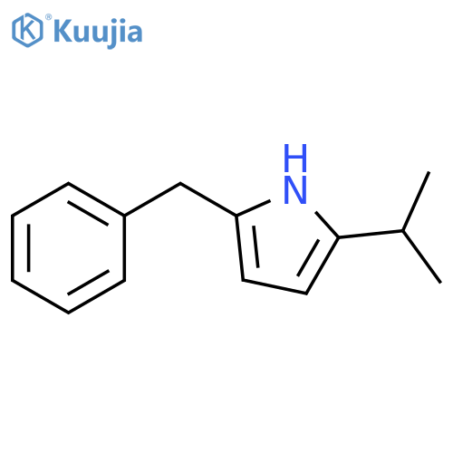 1H-Pyrrole, 2-(1-methylethyl)-5-(phenylmethyl)- structure