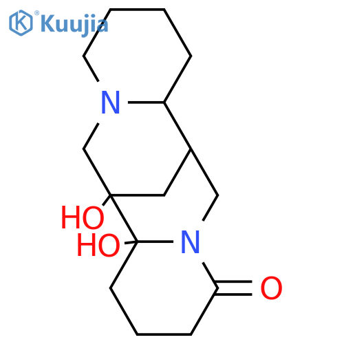 6,7-Dihydroxylupanine; 6β-form structure