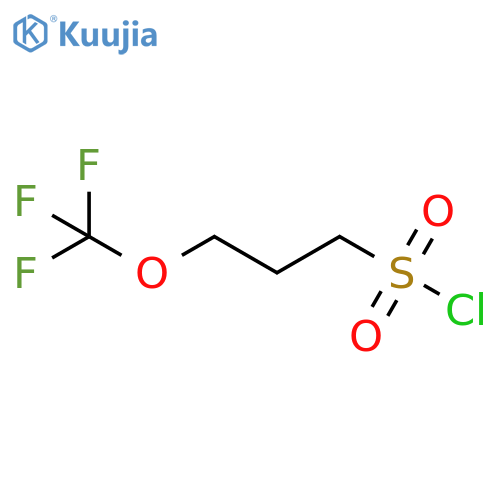1-Propanesulfonyl chloride, 3-(trifluoromethoxy)- structure