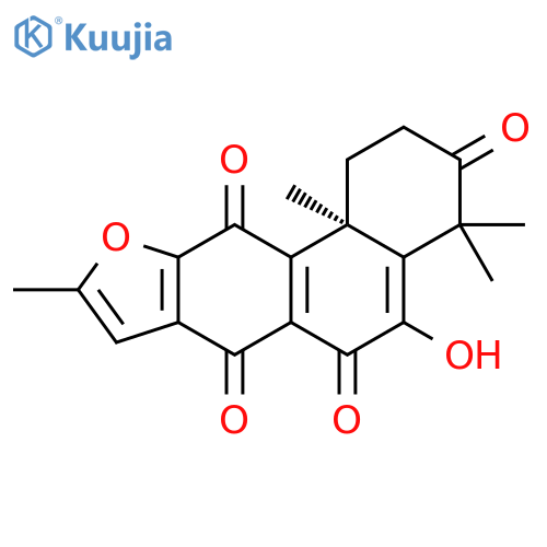 Phenanthro[3,2-b]furan-3,6,7,11(2H,4H)-tetrone,1,11b-dihydro-5-hydroxy-4,4,9,11b-tetramethyl-, (11bS)- structure