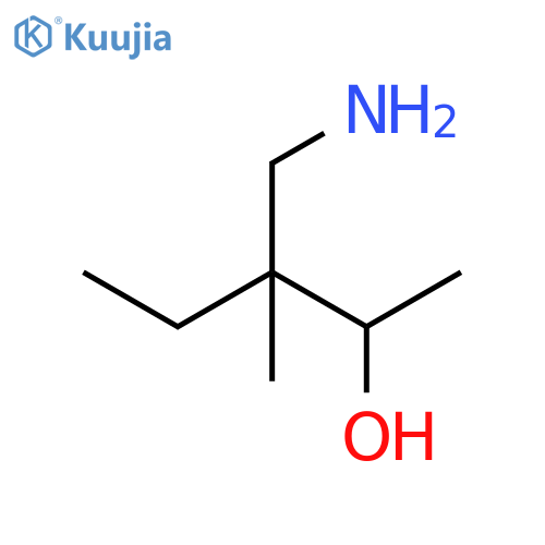3-(aminomethyl)-3-methylpentan-2-ol structure