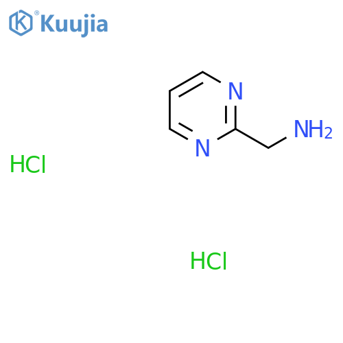 1-(pyrimidin-2-yl)methanamine dihydrochloride structure