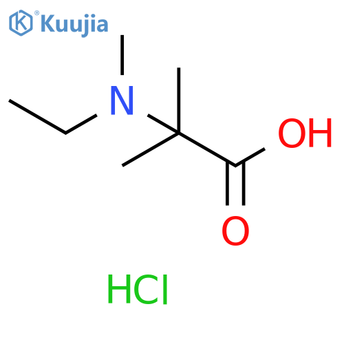 2-ethyl(methyl)amino-2-methylpropanoic acid hydrochloride structure