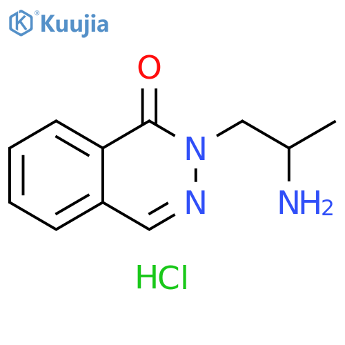 2-(2-aminopropyl)-1,2-dihydrophthalazin-1-one hydrochloride structure