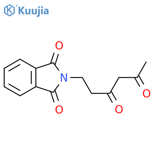 2-(3,5-dioxohexyl)-2,3-dihydro-1H-isoindole-1,3-dione structure