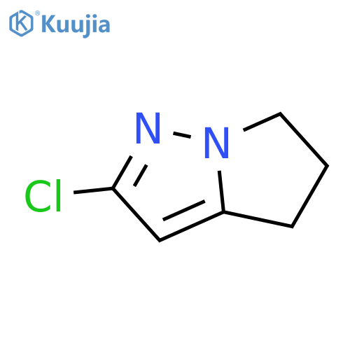 2-chloro-4H,5H,6H-pyrrolo[1,2-b]pyrazole structure