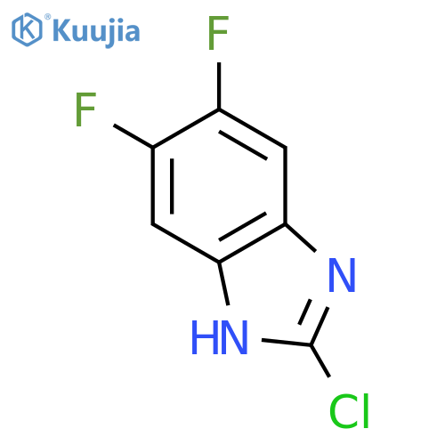 2-Chloro-5,6-Difluoro-1H-Benzimidazole structure