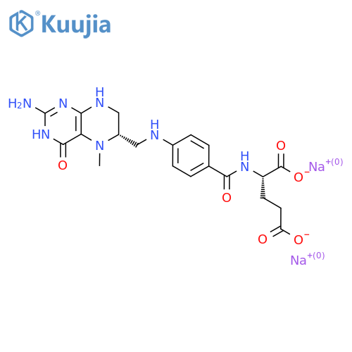 Levomefolate sodium structure