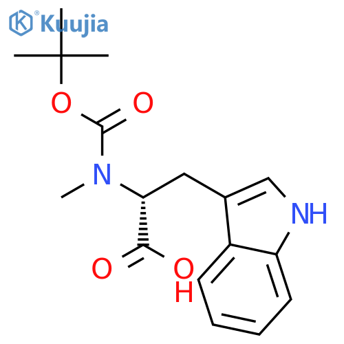 Boc-nalpha-methyl-d-tryptophan structure