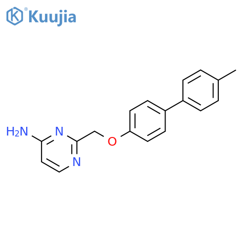 4-Pyrimidinamine, 2-[[(4'-methyl[1,1'-biphenyl]-4-yl)oxy]methyl]- structure
