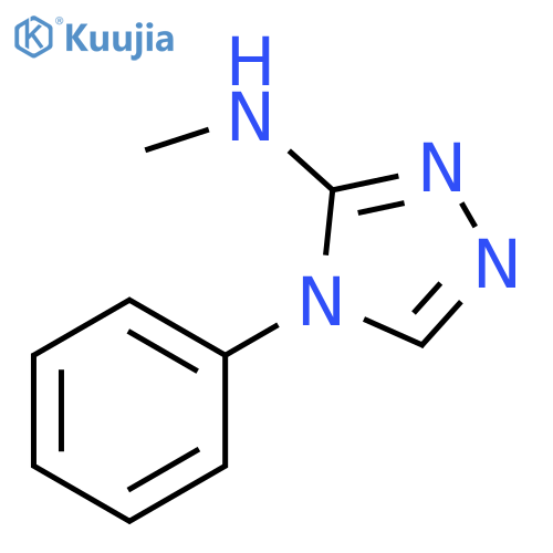 N-methyl-4-phenyl-4H-1,2,4-triazol-3-amine structure