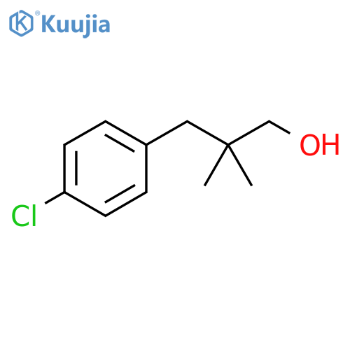 Benzenepropanol, 4-chloro-β,β-dimethyl- structure