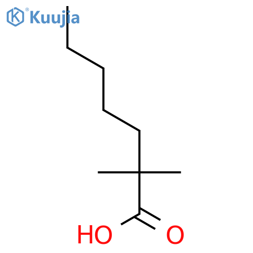 2,2-dimethylheptanoic acid structure