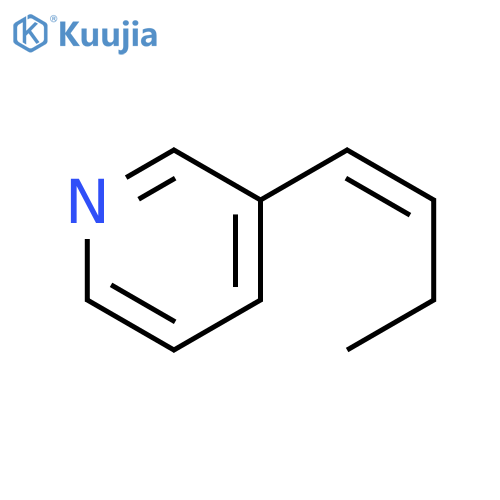 Pyridine,3-(1Z)-1-buten-1-yl- structure