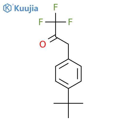 3-(4-tert-butylphenyl)-1,1,1-trifluoropropan-2-one structure
