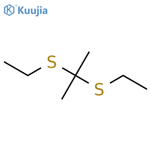 Acetone diethyl dithioacetal structure