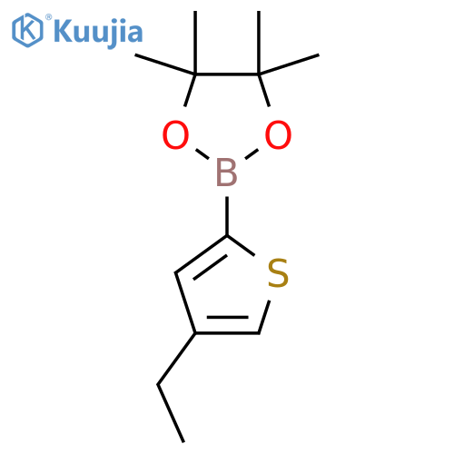 4-Ethylthiophene-2-boronic acid pinacol ester structure
