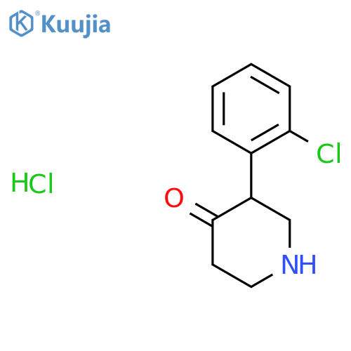 3-(2-Chlorophenyl)-4-piperidinone Hydrochloride structure