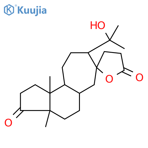 Spiro[cyclohept[e]indene-7(3H),2'(5'H)-furan]-3,5'-dione,tetradecahydro-8-(1-hydroxy-1-methylethyl)-3a,10b-dimethyl-,(3aR,5aS,7S,8R,10aS,10bR)-rel-(+)- (9CI) structure