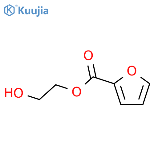 2-Furancarboxylic acid 2-hydroxyethyl ester structure