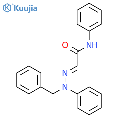 Acetamide, N-phenyl-2-[phenyl(phenylmethyl)hydrazono]- structure