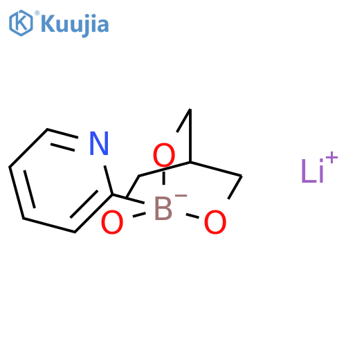 Lithium 1-(pyridin-2-yl)-2,6,7-trioxa-1-borabicyclo[2.2.2]octan-1-uide structure