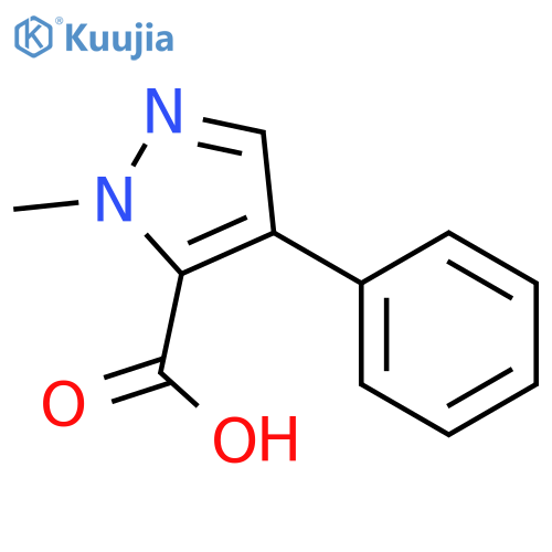 1H-Pyrazole-5-carboxylic acid, 1-methyl-4-phenyl- structure