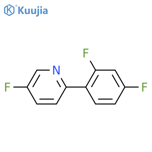 2-(2,4-Difluorophenyl)-5-fluoropyridine structure