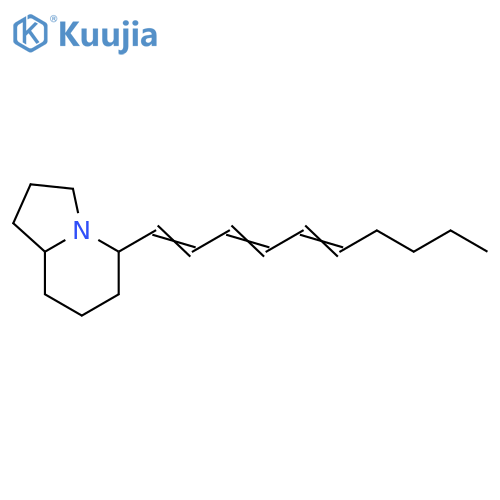 Indolizine,5-(1,3,5-decatrienyl)octahydro- (9CI) structure